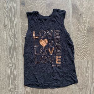 Spiritual Gangster girl’s “Love” tank top
